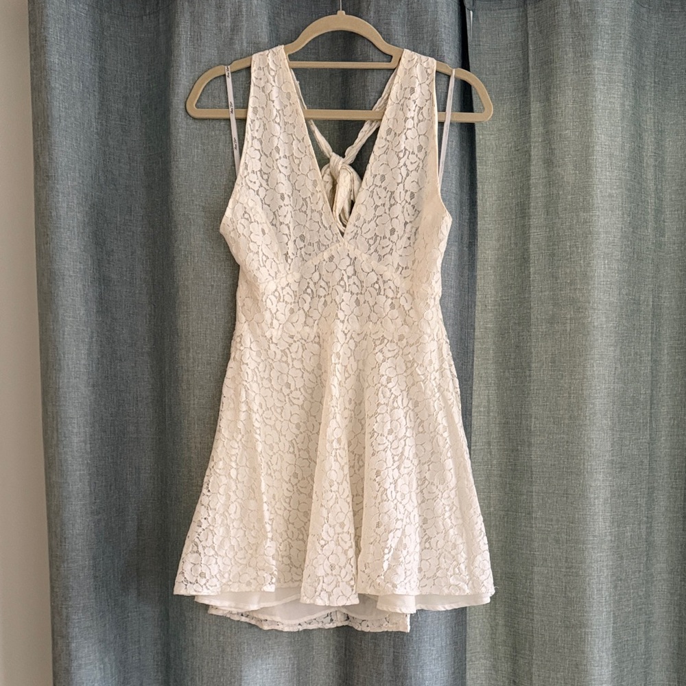 Lucy Love White Lace Dress